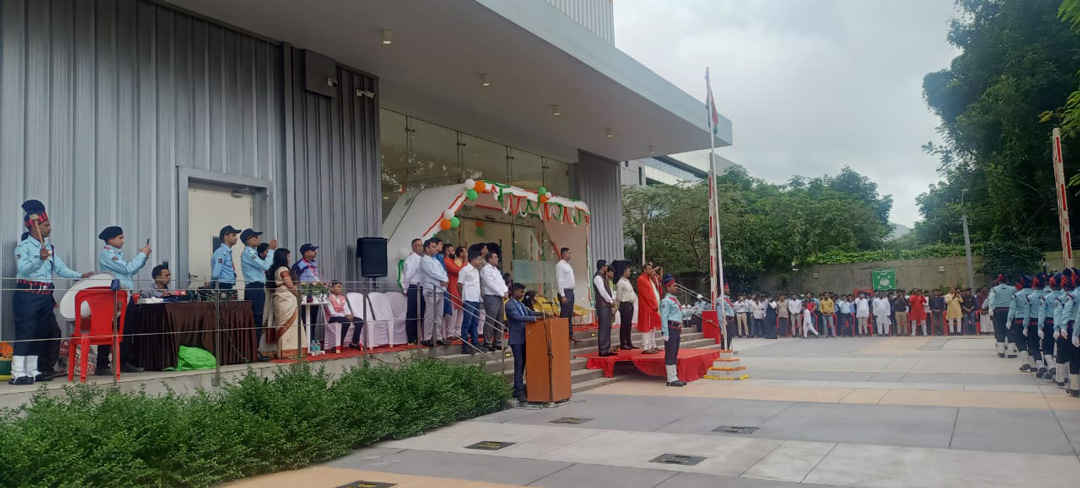 Independence day celebration at NTT Data Centre, Mahape, Mumbai