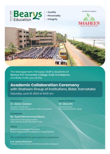 Bearys Education and Shaheen Group collaborate