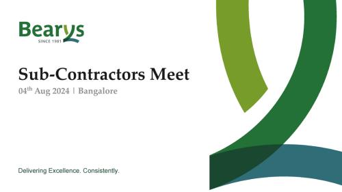 Bearys Sub-Contractors Meet