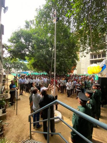 Independence day celebration at NTT data center, Ambattur