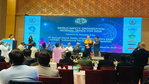 Bearys win the coveted “Outstanding Performance in Construction OHS&E Excellence Award from WSO India