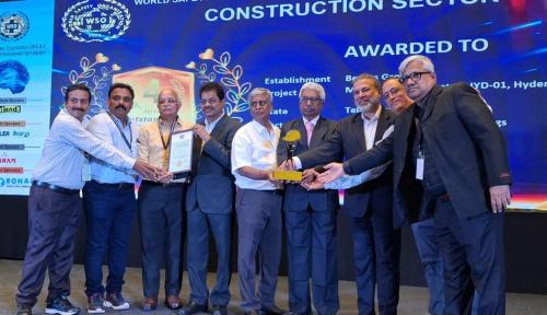 Bearys win the coveted “Outstanding Performance in Construction OHS&E Excellence Award from WSO India